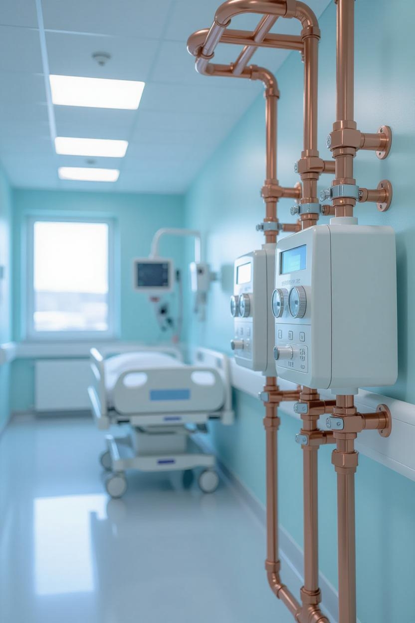 Medical gas pipeline manifold room
