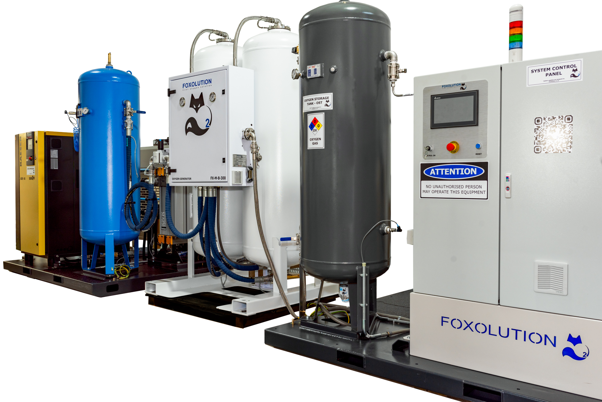 On-site oxygen generating plant